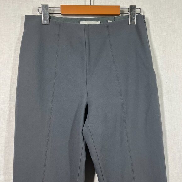 Vince Pants Womens Large Gray Cotton Blend Stretch Career Casual Comfy - Picture 4 of 11